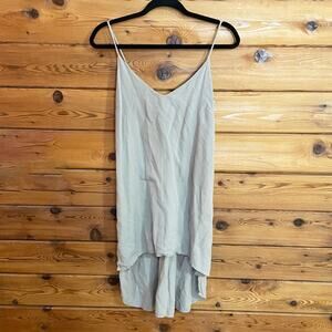 Cloth & Stone Gray Spaghetti Strap Tunic XS